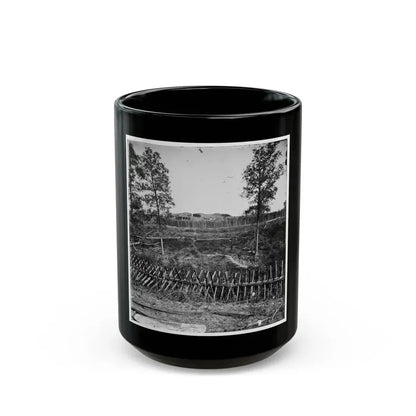 Atlanta, Georgia. Confederate Fortifications(2) (U.S. Civil War) Black Coffee Mug 15oz - Go Mug Yourself