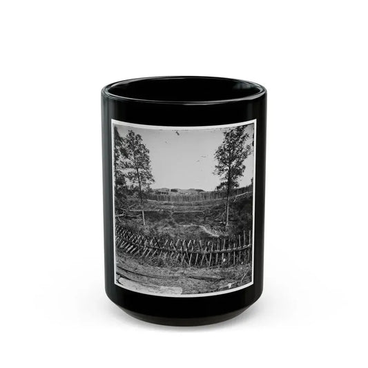 Atlanta, Georgia. Confederate Fortifications(2) (U.S. Civil War) Black Coffee Mug 15oz - Go Mug Yourself