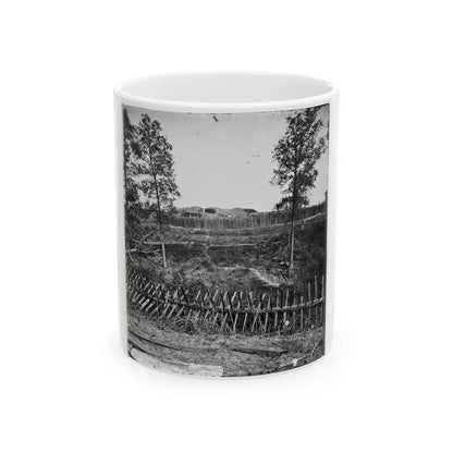 Atlanta, Georgia. Confederate Fortifications(2) (U.S. Civil War) White Coffee Mug 11oz - Go Mug Yourself