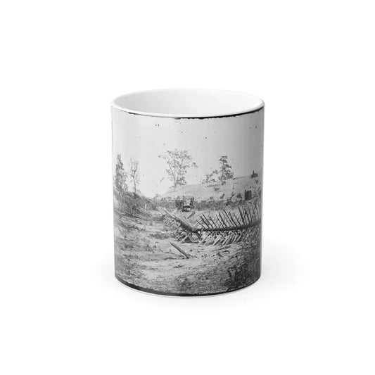 Atlanta, Georgia. Confederate Fortifications. (Shown Is Barnard's Wagon and Portable Darkroom) (U.S. Civil War) Color Changing Coffee Mug 11oz Default Title 11oz - Go Mug Yourself