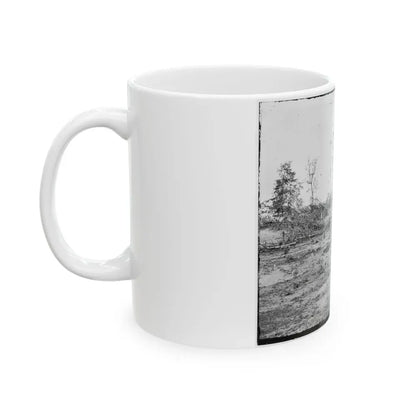Atlanta, Georgia. Confederate Fortifications. (Shown Is Barnard's Wagon And Portable Darkroom) (U.S. Civil War) White Coffee Mug - Go Mug Yourself