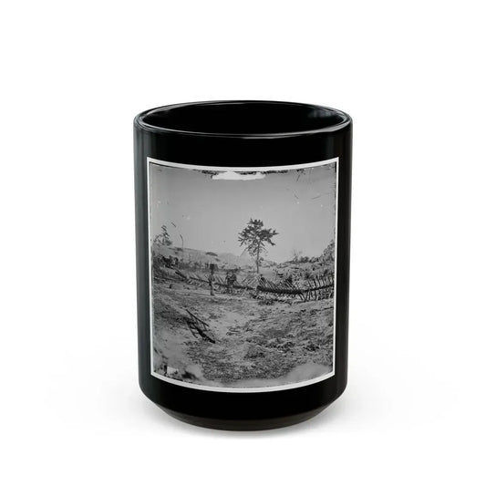Atlanta, Georgia. Confederate Fortifications (Shown Is George N. Barnard, Photographer And His Dark Room) (U.S. Civil War) Black Coffee Mug 15oz - Go Mug Yourself