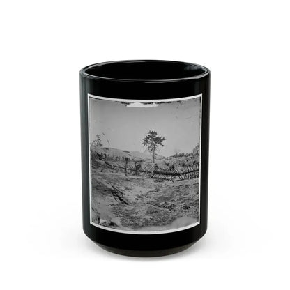 Atlanta, Georgia. Confederate Fortifications (Shown Is George N. Barnard, Photographer And His Dark Room) (U.S. Civil War) Black Coffee Mug 15oz - Go Mug Yourself