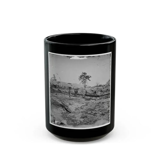 Atlanta, Georgia. Confederate Fortifications (Shown Is George N. Barnard, Photographer And His Dark Room) (U.S. Civil War) Black Coffee Mug 15oz - Go Mug Yourself
