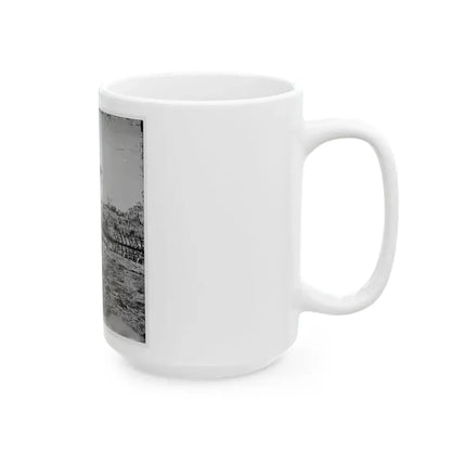 Atlanta, Georgia. Confederate Fortifications (Shown Is George N. Barnard, Photographer And His Dark Room) (U.S. Civil War) White Coffee Mug - Go Mug Yourself