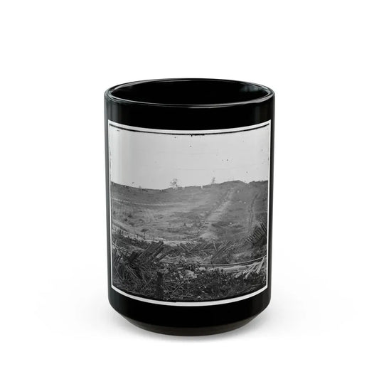 Atlanta, Georgia. Confederate Fortifications (U.S. Civil War) Black Coffee Mug 15oz - Go Mug Yourself