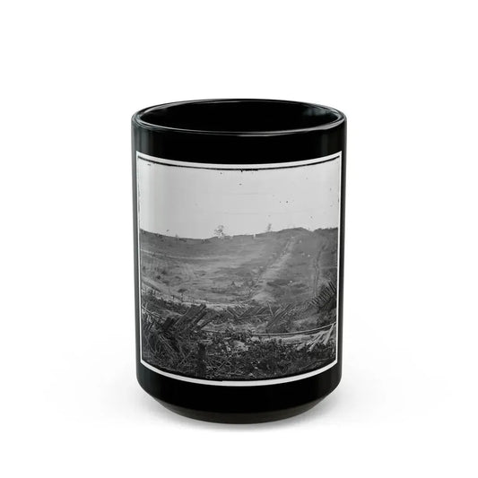 Atlanta, Georgia. Confederate Fortifications (U.S. Civil War) Black Coffee Mug 15oz - Go Mug Yourself