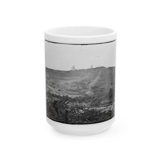Atlanta, Georgia. Confederate Fortifications (U.S. Civil War) White Coffee Mug 15oz - Go Mug Yourself