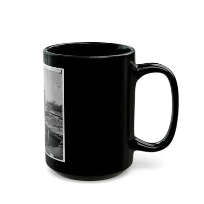 Atlanta, Georgia. Confederate Fortifications With Potter House In The Distance (U.S. Civil War) Black Coffee Mug - Go Mug Yourself