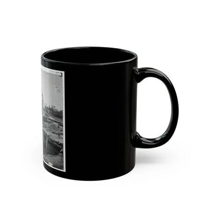 Atlanta, Georgia. Confederate Fortifications With Potter House In The Distance (U.S. Civil War) Black Coffee Mug - Go Mug Yourself