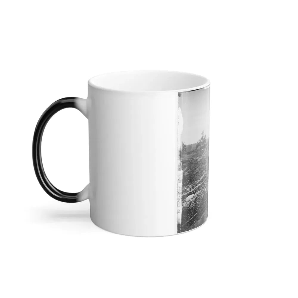 Atlanta, Georgia. Confederate Fortifications With Potter House in the Distance (U.S. Civil War) Color Changing Coffee Mug 11oz - Go Mug Yourself