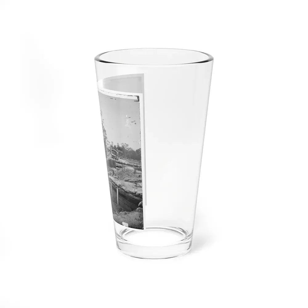 Atlanta, Georgia. Confederate Fortifications With Potter House In The Distance (U.S. Civil War) Pint Glass 16oz - Go Mug Yourself