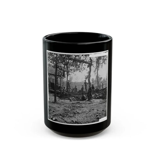 Atlanta, Georgia. Federal Picket Post Shortly Before The Battle Of July 22 (U.S. Civil War) Black Coffee Mug 15oz - Go Mug Yourself