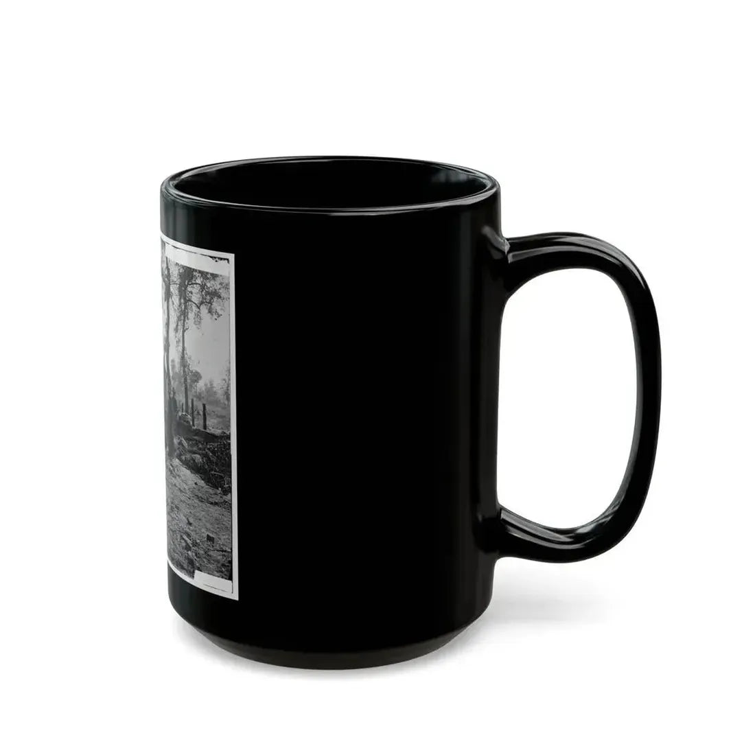 Atlanta, Georgia. Federal Picket Post Shortly Before The Battle Of July 22 (U.S. Civil War) Black Coffee Mug - Go Mug Yourself