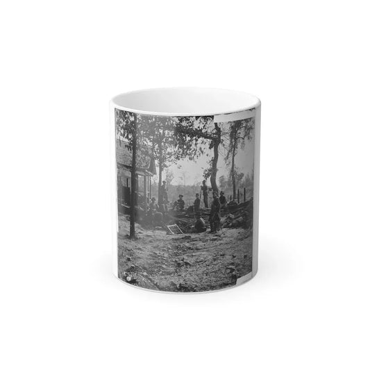 Atlanta, Georgia. Federal Picket Post Shortly Before the Battle of July 22 (U.S. Civil War) Color Changing Coffee Mug 11oz Default Title 11oz - Go Mug Yourself