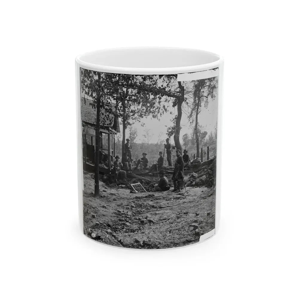 Atlanta, Georgia. Federal Picket Post Shortly Before The Battle Of July 22 (U.S. Civil War) White Coffee Mug 11oz - Go Mug Yourself