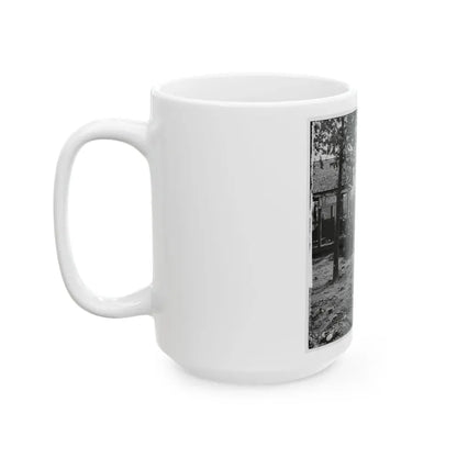 Atlanta, Georgia. Federal Picket Post Shortly Before The Battle Of July 22 (U.S. Civil War) White Coffee Mug - Go Mug Yourself