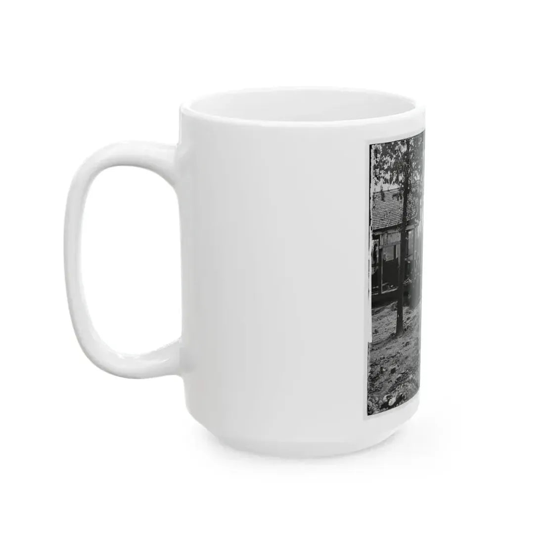 Atlanta, Georgia. Federal Picket Post Shortly Before The Battle Of July 22 (U.S. Civil War) White Coffee Mug - Go Mug Yourself