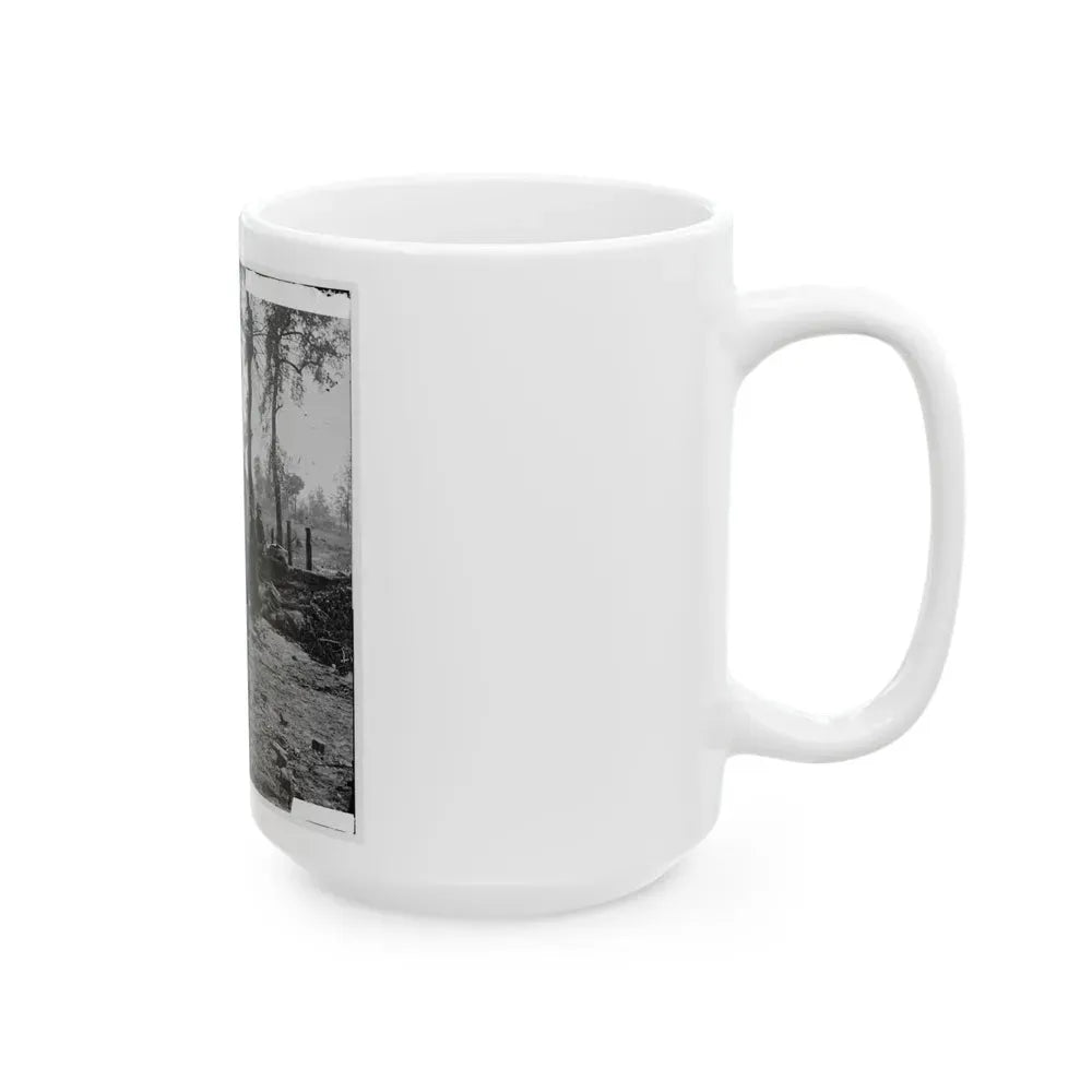 Atlanta, Georgia. Federal Picket Post Shortly Before The Battle Of July 22 (U.S. Civil War) White Coffee Mug - Go Mug Yourself