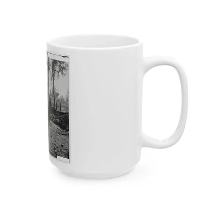 Atlanta, Georgia. Federal Picket Post Shortly Before The Battle Of July 22 (U.S. Civil War) White Coffee Mug - Go Mug Yourself