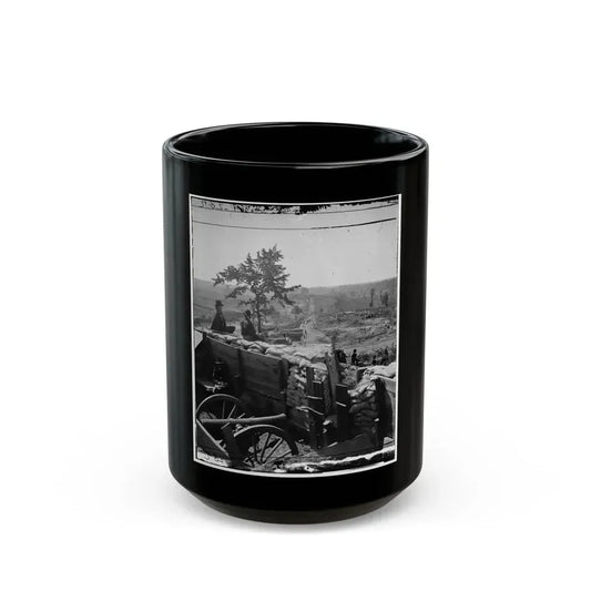Atlanta, Georgia. Federal Troops In Confederate Fort (U.S. Civil War) Black Coffee Mug 15oz - Go Mug Yourself