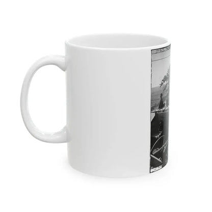 Atlanta, Georgia. Federal Troops In Confederate Fort (U.S. Civil War) White Coffee Mug - Go Mug Yourself