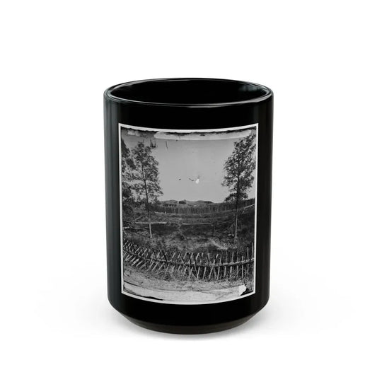 Atlanta, Georgia. Fortifications(2) (U.S. Civil War) Black Coffee Mug 15oz - Go Mug Yourself
