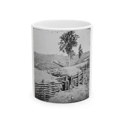 Atlanta, Georgia. Fortifications-2 (U.S. Civil War) White Coffee Mug 11oz - Go Mug Yourself