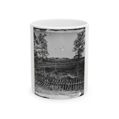 Atlanta, Georgia. Fortifications(2) (U.S. Civil War) White Coffee Mug 11oz - Go Mug Yourself