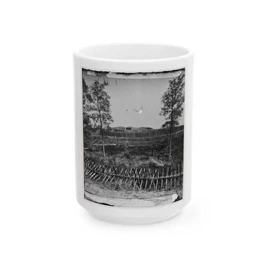 Atlanta, Georgia. Fortifications(2) (U.S. Civil War) White Coffee Mug 15oz - Go Mug Yourself