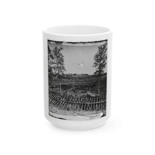 Atlanta, Georgia. Fortifications(2) (U.S. Civil War) White Coffee Mug 15oz - Go Mug Yourself