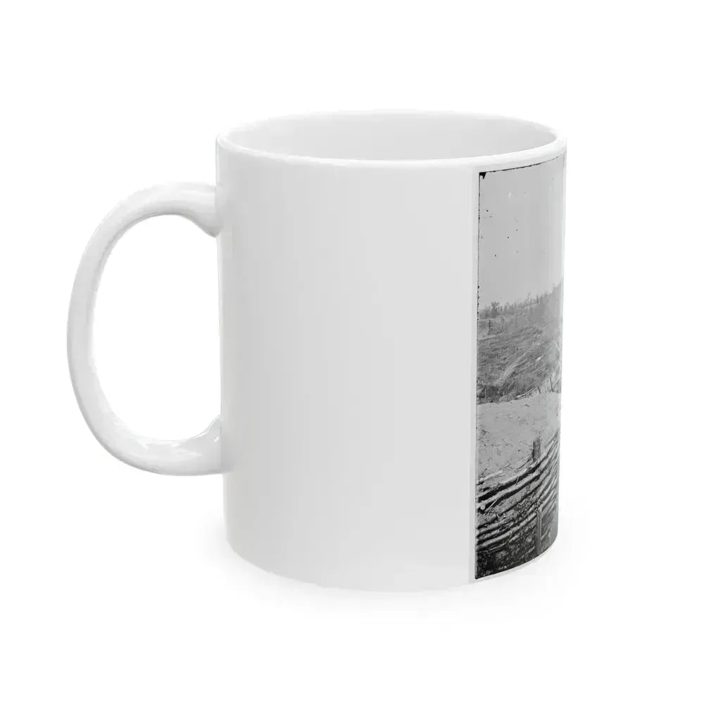 Atlanta, Georgia. Fortifications-2 (U.S. Civil War) White Coffee Mug - Go Mug Yourself
