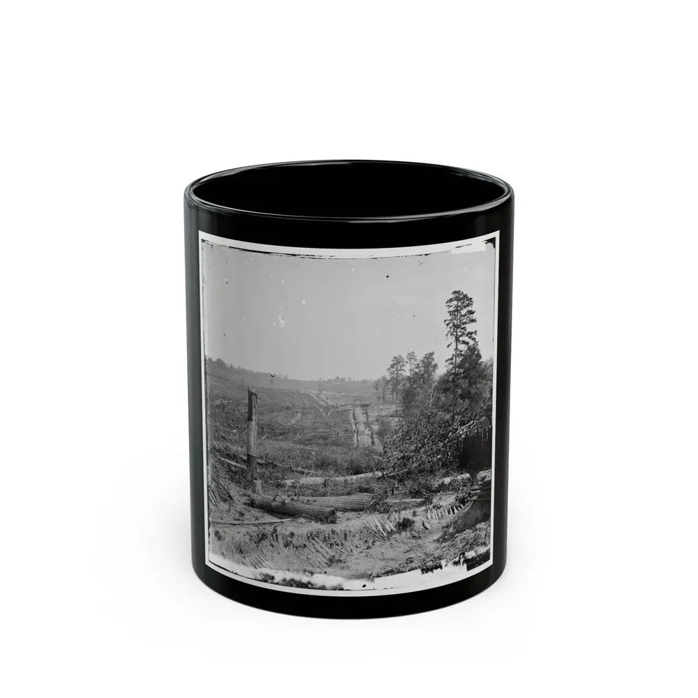 Atlanta, Georgia. Fortifications (U.S. Civil War) Black Coffee Mug 11oz - Go Mug Yourself