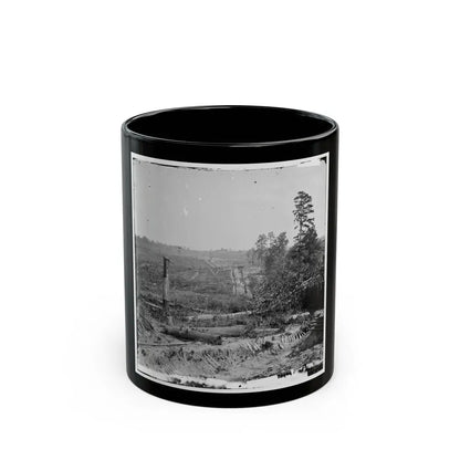 Atlanta, Georgia. Fortifications (U.S. Civil War) Black Coffee Mug 11oz - Go Mug Yourself