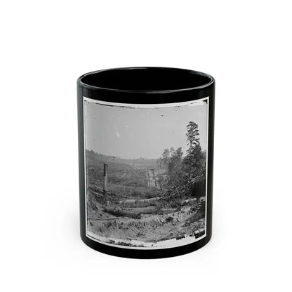 Atlanta, Georgia. Fortifications (U.S. Civil War) Black Coffee Mug 11oz - Go Mug Yourself