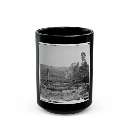 Atlanta, Georgia. Fortifications (U.S. Civil War) Black Coffee Mug 15oz - Go Mug Yourself