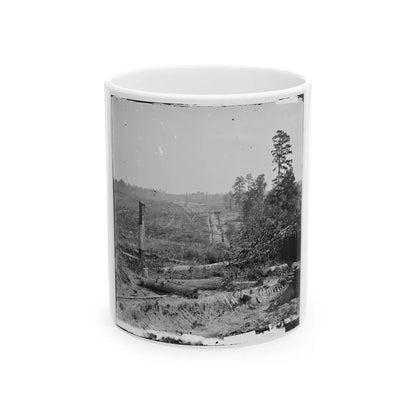 Atlanta, Georgia. Fortifications (U.S. Civil War) White Coffee Mug 11oz - Go Mug Yourself