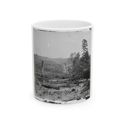 Atlanta, Georgia. Fortifications (U.S. Civil War) White Coffee Mug 11oz - Go Mug Yourself