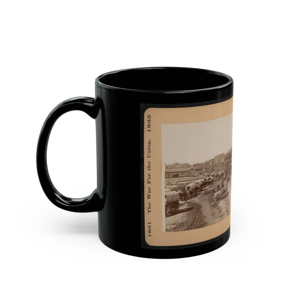 Atlanta, Georgia, Just After Its Capture (U.S. Civil War) Black Coffee Mug-Go Mug Yourself