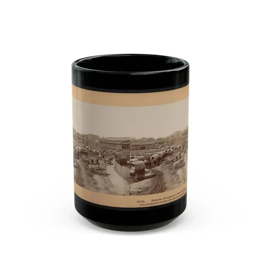 Atlanta, Georgia, Just After Its Capture (U.S. Civil War) Black Coffee Mug 15oz - Go Mug Yourself
