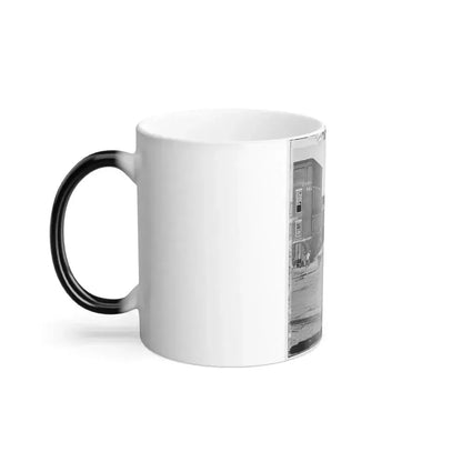 Atlanta, Georgia. Northward View Across the Tracks on Whitehall Street. Concert Hall on Left (U.S. Civil War) Color Changing Coffee Mug 11oz - Go Mug Yourself
