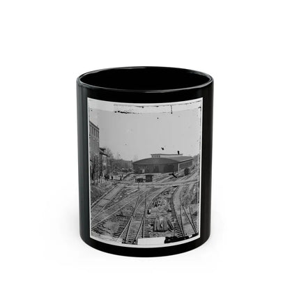 Atlanta, Georgia. Railroad Depot (U.S. Civil War) Black Coffee Mug 11oz - Go Mug Yourself