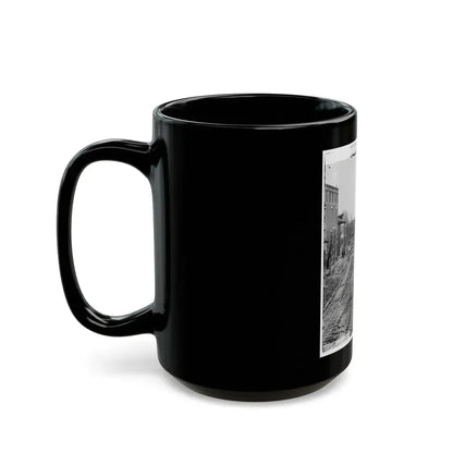 Atlanta, Georgia. Railroad Depot (U.S. Civil War) Black Coffee Mug - Go Mug Yourself
