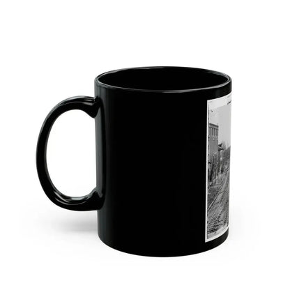 Atlanta, Georgia. Railroad Depot (U.S. Civil War) Black Coffee Mug - Go Mug Yourself