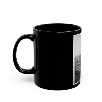 Atlanta, Georgia. Railroad Roundhouse (U.S. Civil War) Black Coffee Mug - Go Mug Yourself