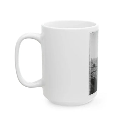 Atlanta, Georgia. Railroad Roundhouse (U.S. Civil War) White Coffee Mug - Go Mug Yourself