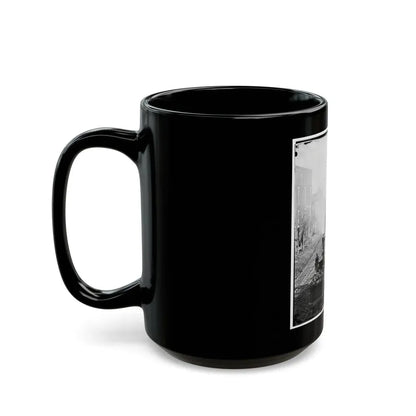 Atlanta, Georgia. Railroad Yards (U.S. Civil War) Black Coffee Mug - Go Mug Yourself