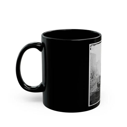 Atlanta, Georgia. Railroad Yards (U.S. Civil War) Black Coffee Mug - Go Mug Yourself