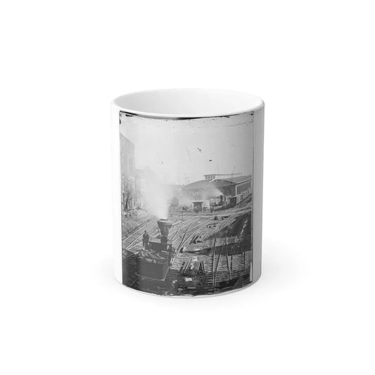 Atlanta, Georgia. Railroad Yards (U.S. Civil War) Color Changing Coffee Mug 11oz Default Title 11oz - Go Mug Yourself