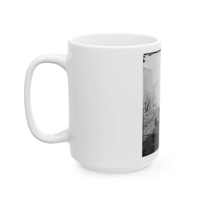 Atlanta, Georgia. Railroad Yards (U.S. Civil War) White Coffee Mug - Go Mug Yourself